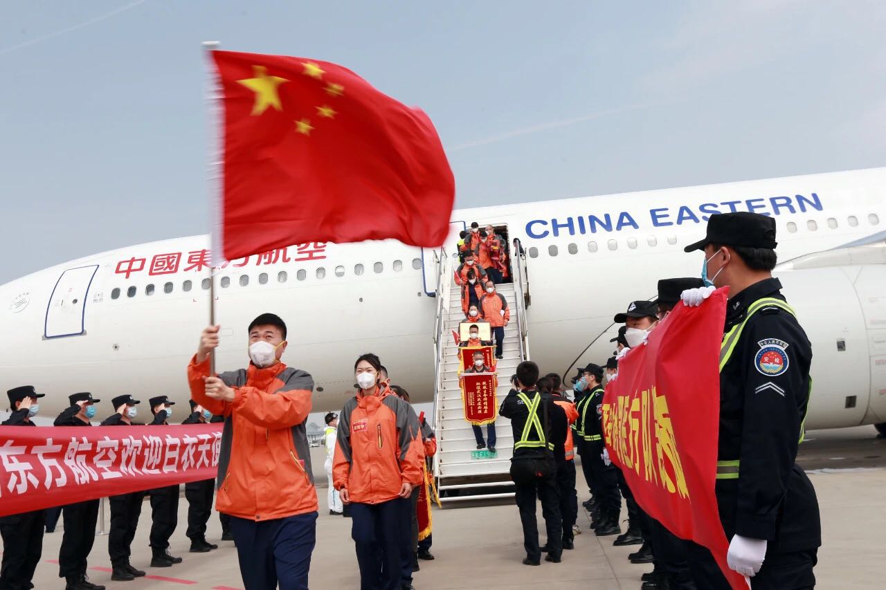 凱旋！西安國際醫(yī)學中心醫(yī)院支援湖北醫(yī)療隊回家