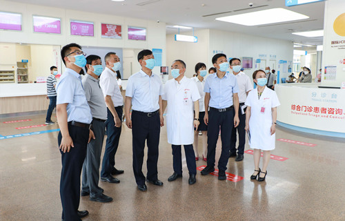 陜西省退役軍人事務廳黨組副書記、廳長高濤一行蒞臨我院調(diào)研